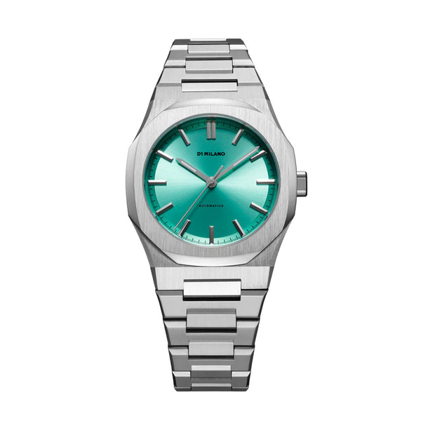 D1 Milano Men's Watch with Round Movement and Green Dial - ML-0298