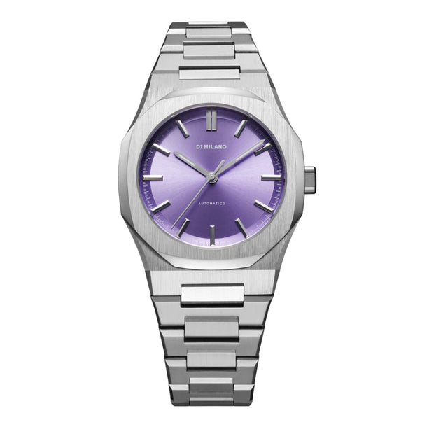 D1 Milano Women's Watch with Cinematic Movement and Lilac Dial - ML-0299