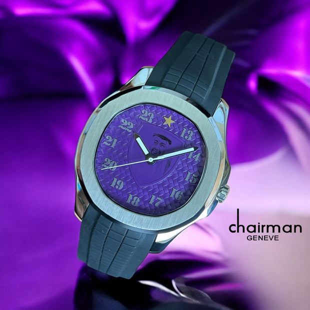 ساعة Chairman Geneve Blue Dial Twenty Four Hour للسيدات فاخرة