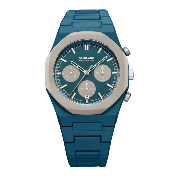 D1 Milano Men's Watch with Quartz Movement and Petrol Green Dial - ML-0319