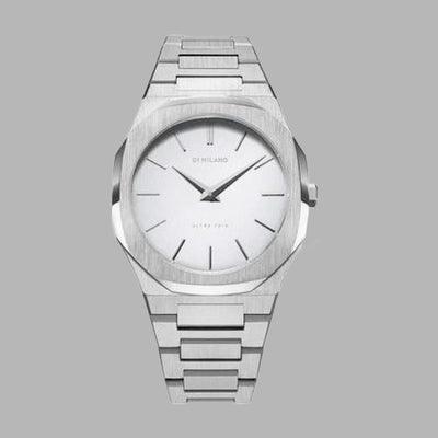 D1 Milano Men's Watch with Quartz Movement and White Dial - ML-0268