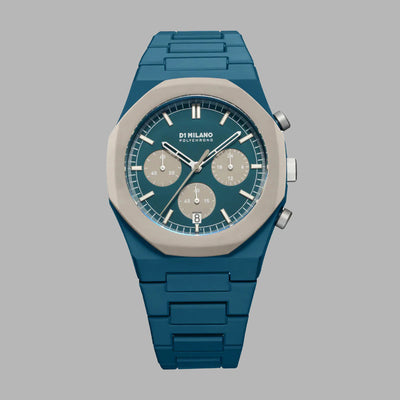 D1 Milano Men's Watch with Quartz Movement and Petrol Green Dial - ML-0319