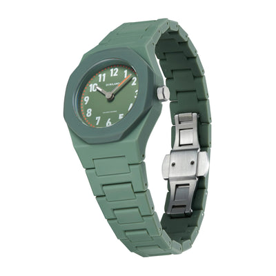 D1 Milano Quartz Movement Watch with Green Dial - ML-0341