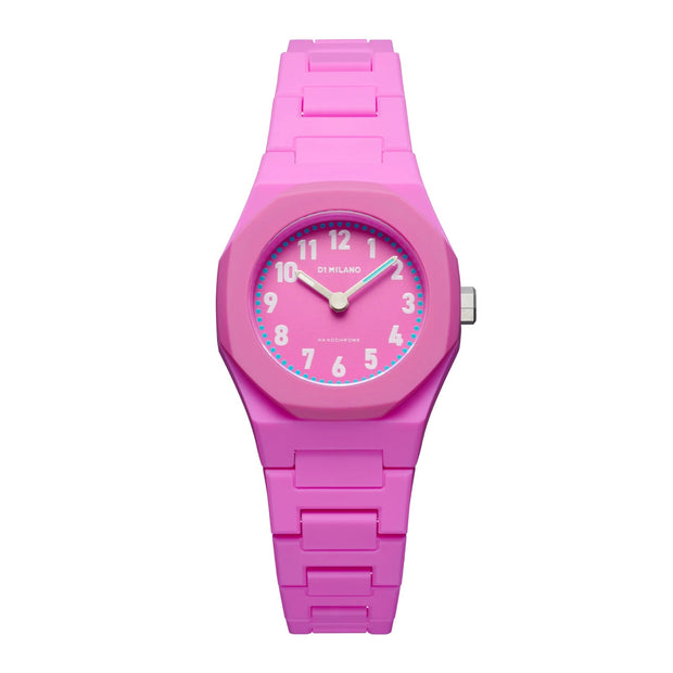 D1 Milano Quartz Movement Watch with Pink Dial - ML-0342