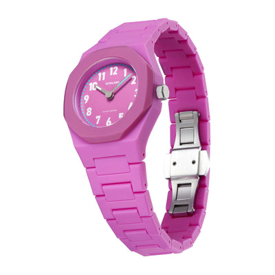 D1 Milano Quartz Movement Watch with Pink Dial - ML-0342