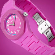 D1 Milano Quartz Movement Watch with Pink Dial - ML-0342