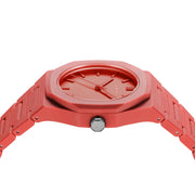 Men's D1 Milano Quartz Watch - Striking Red Dial (Model ML-0338)