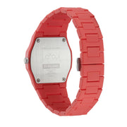 Men's D1 Milano Quartz Watch - Striking Red Dial (Model ML-0338)