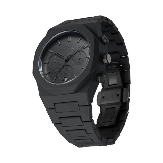 D1 Milano Men's Watch with Quartz Movement and Black Dial - ML-0315