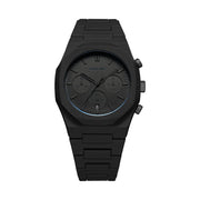 D1 Milano Men's Watch with Quartz Movement and Black Dial - ML-0315