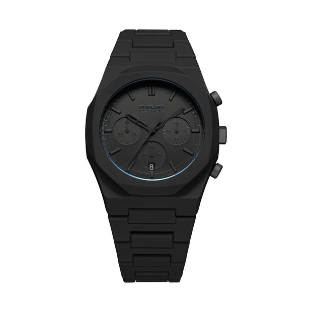 D1 Milano Men's Watch with Quartz Movement and Black Dial - ML-0315