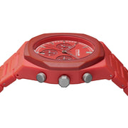 D1 Milano Men's Quartz Movement Watch with Red Dial - ML-0318