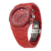 D1 Milano Men's Quartz Movement Watch with Red Dial - ML-0318