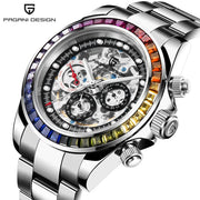 Pagani Design Automatic Men's Rainbow 40mm Watch | PD-1653