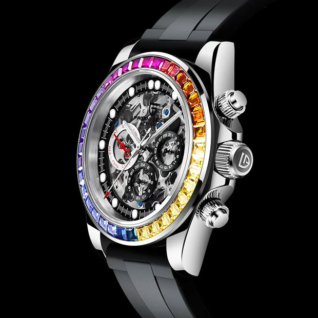 Pagani Design Automatic Men's Rainbow 40mm Watch | PD-1653