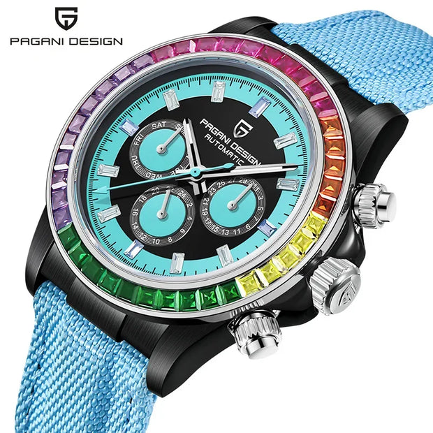 Pagani Design Automatic Rainbow Circle Men's Watch 40mm | PD-1732