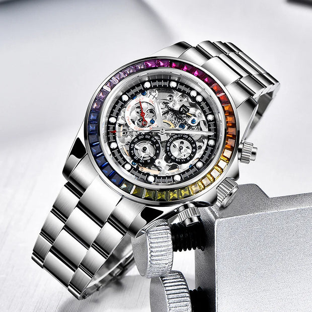 Pagani Design Automatic Men's Rainbow 40mm Watch | PD-1653