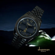 Chairman Geneve Arabic Black Dial Luxury Watch