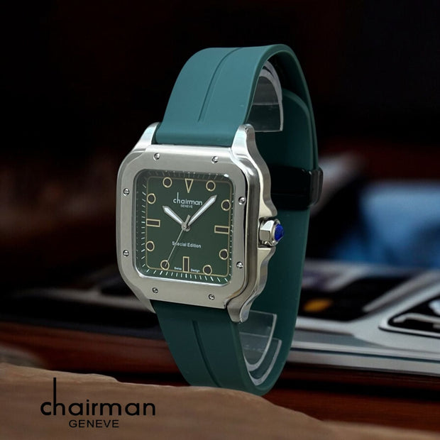 Chairman Geneve Special Edition Green Dial Green Strap Luxury Watch