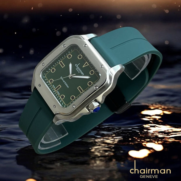 Chairman Geneve Special Edition Green Dial Green Strap Luxury Watch