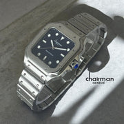 Special Edition Chairman Geneve Blue Dial Silver Chain Gents Watch