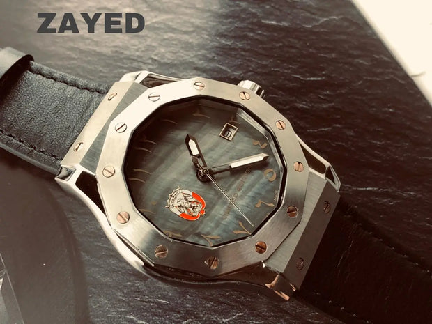 Zayed Men's Watch with Elegant Metal Design